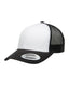 Yupoong 6606 - Unisex Retro Trucker Cap - Black / White / Black