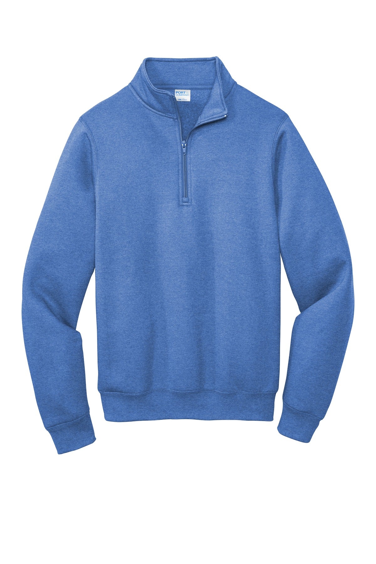 Unisex Core Fleece 1/4-Zip Pullover Sweatshirt - Heather Royal