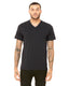 Bella + Canvas 3415C - Unisex Triblend V-Neck T-Shirt - Solid Dark Gray Triblend