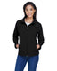 Team 365 TT80W - Women's Leader Soft Shell Jacket - Black