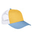 Authentic Pigment AP1919 - Tri-Color Trucker Cap - Mustard / Bay / White