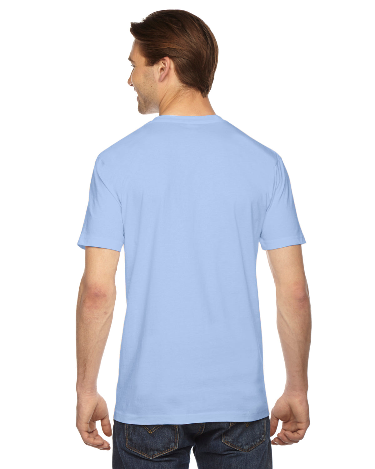 Unisex Fine Jersey Short-Sleeve T-Shirt - Baby Blue