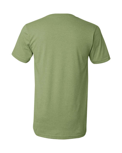 Unisex Jersey Short-Sleeve V-Neck T-Shirt - Heather Green