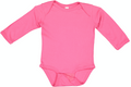 Infant Long-Sleeve Bodysuit - Hot Pink
