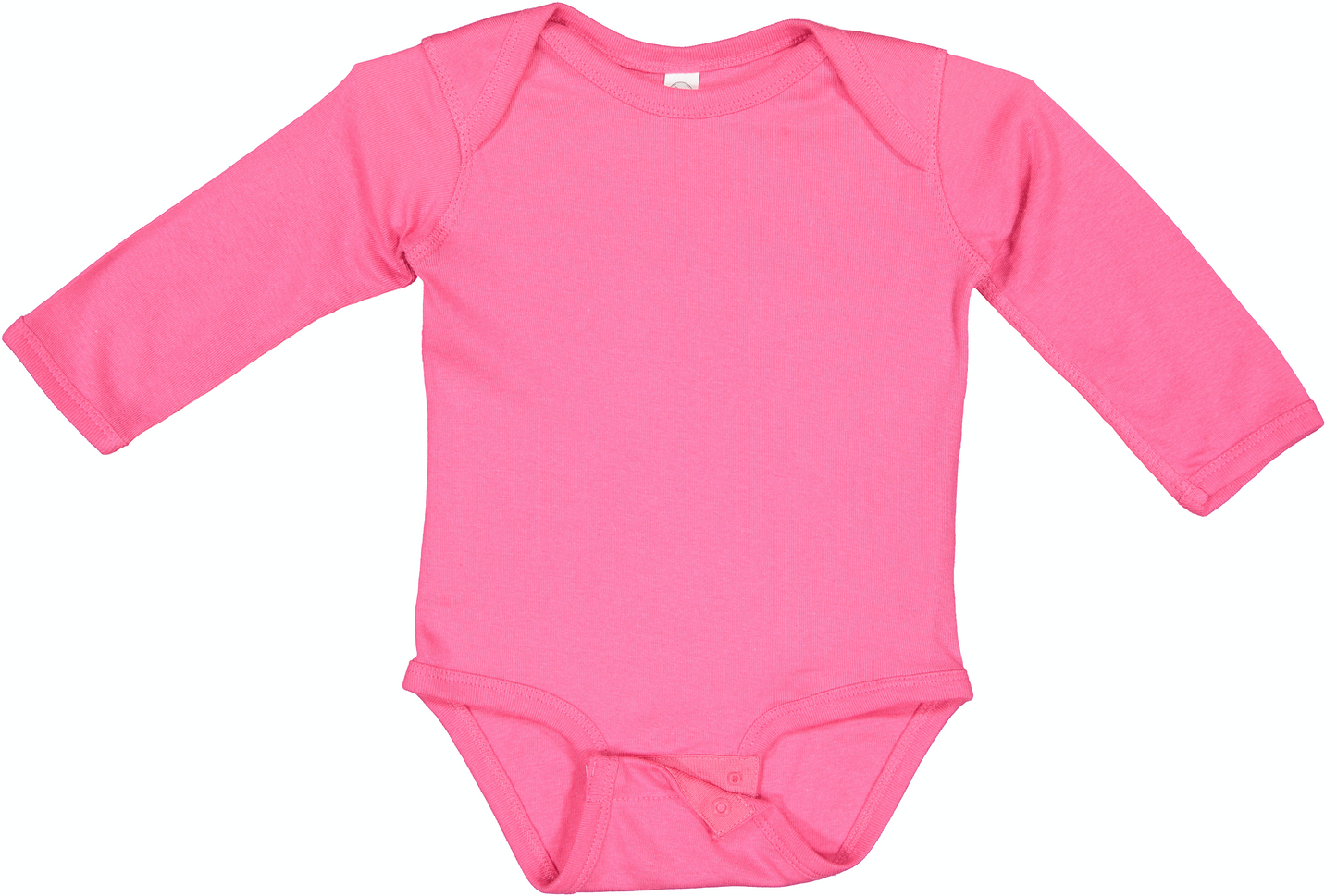 Infant Long-Sleeve Bodysuit - Hot Pink