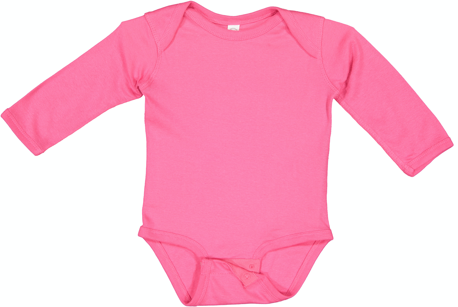 Infant Long-Sleeve Bodysuit - Hot Pink