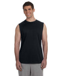Unisex Ultra Cotton® Sleeveless T-Shirt - Black