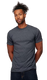 Tultex 0241TC - Unisex Poly-Rich Tee - Heather Navy