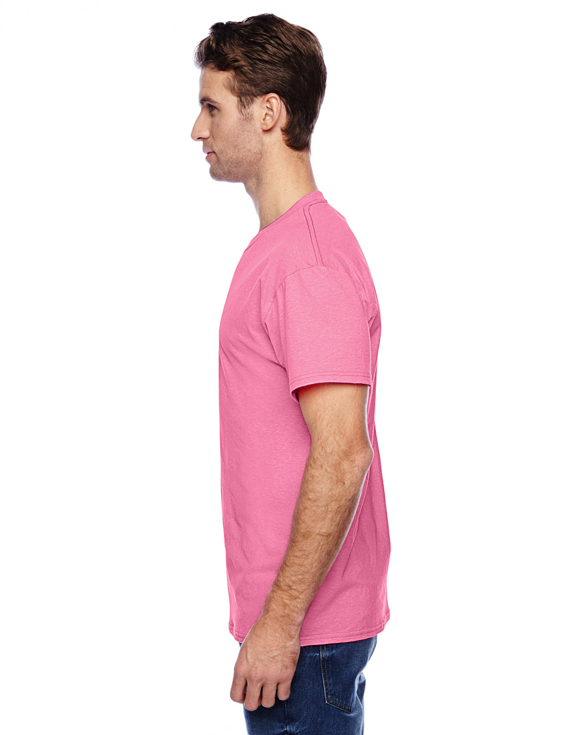 Unisex CVC X-Temp® Performance T-Shirt - Neon Pink Heather