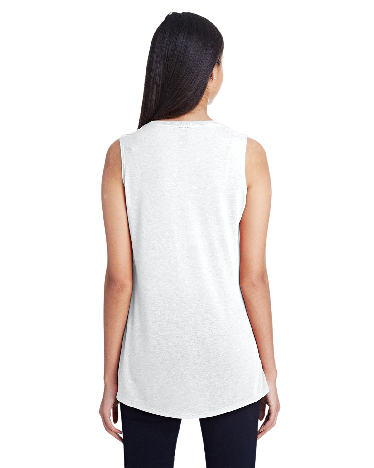 Women's Freedom Sleeveless T-Shirt - White