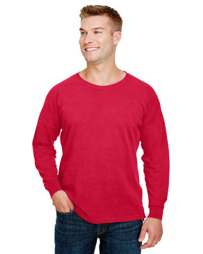 Unisex Heavyweight RS Oversized Long-Sleeve T-Shirt - Red