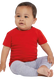 Rabbit Skins 3401 - Infant Cotton Jersey T-Shirt - Red