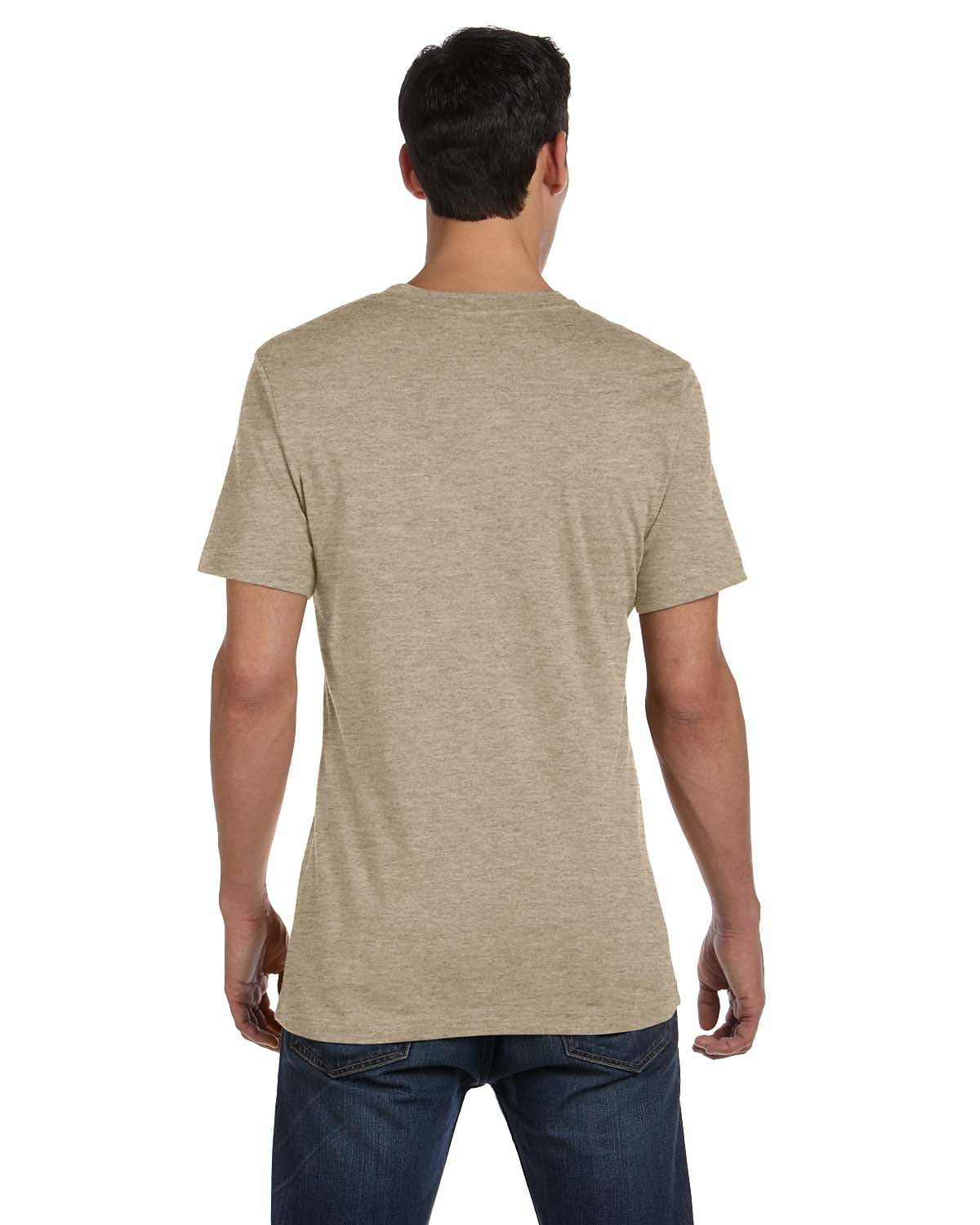 Unisex Heather CVC T-Shirt - Heather Tan