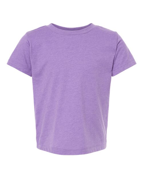 BELLA + CANVAS 3001T Heather Team Purple — front