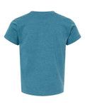 BELLA + CANVAS 3001T Heather Deep Teal — back