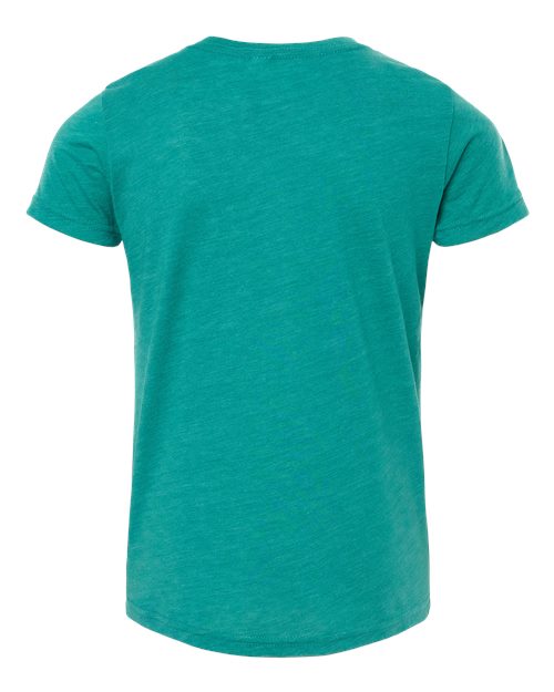 BELLA + CANVAS 3413Y Teal Triblend — back