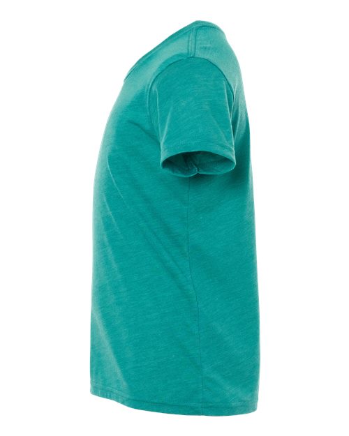 BELLA + CANVAS 3413Y Teal Triblend — direct side