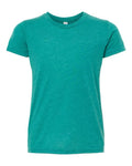 BELLA + CANVAS 3413Y Teal Triblend — front
