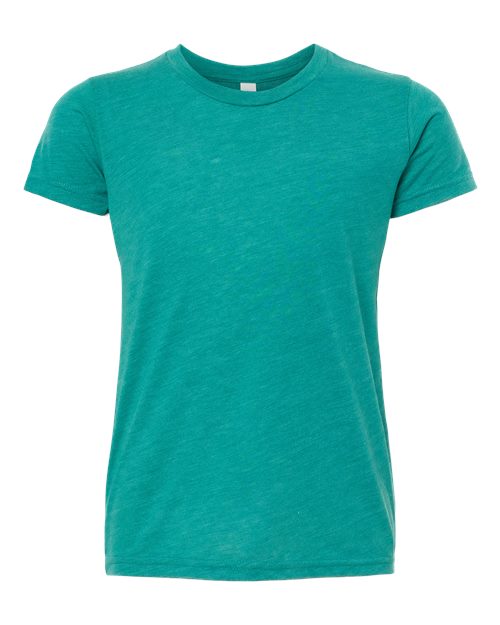 BELLA + CANVAS 3413Y Teal Triblend — front