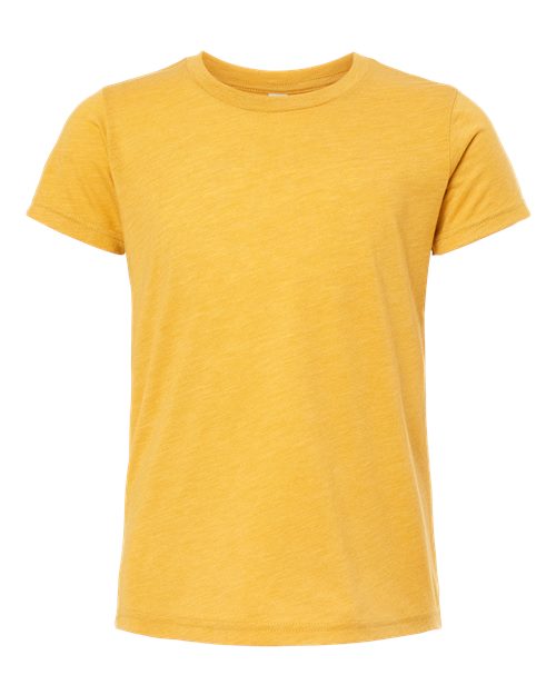 BELLA + CANVAS 3413Y Mustard Triblend — front