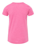 BELLA + CANVAS 3413Y Charity Pink Triblend — back