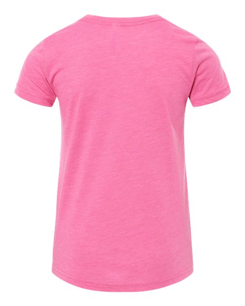 BELLA + CANVAS 3413Y Charity Pink Triblend — back
