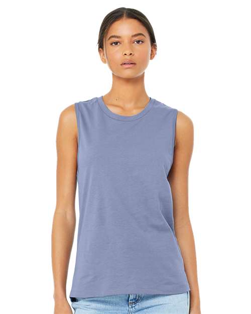 BELLA + CANVAS 6003 Lavender Blue — on model front