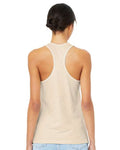 BELLA + CANVAS 6008 Natural — on model back