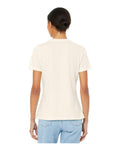 BELLA + CANVAS 6400CVC Heather Natural — on model back