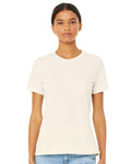 BELLA + CANVAS 6400CVC Heather Natural — on model front