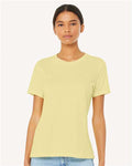 BELLA + CANVAS 6400CVC Heather French Vanilla — on model front