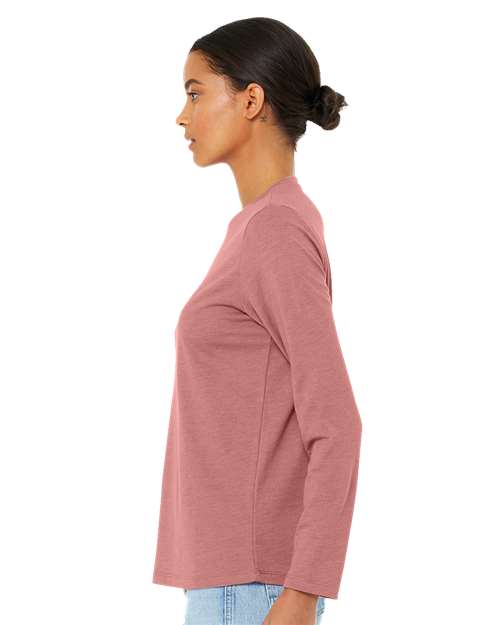 BELLA + CANVAS 6500 Heather Mauve — on model side