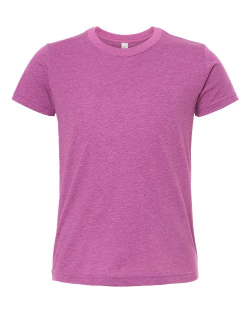 BELLA + CANVAS 3001YCVC Heather Magenta — front