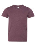 BELLA + CANVAS 3001YCVC Heather Maroon — front