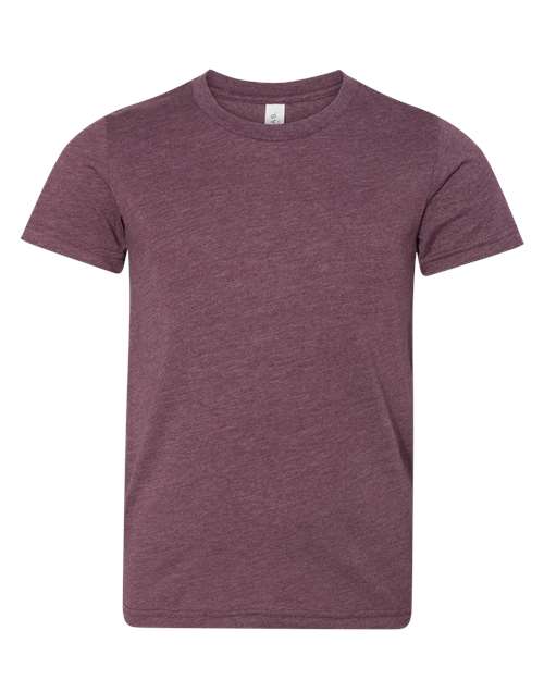 BELLA + CANVAS 3001YCVC Heather Maroon — front