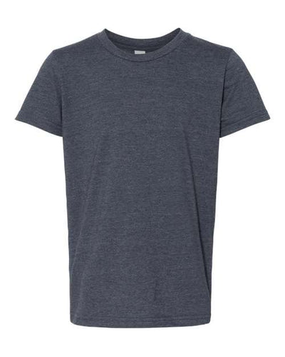 BELLA + CANVAS 3001YCVC Heather Navy — front