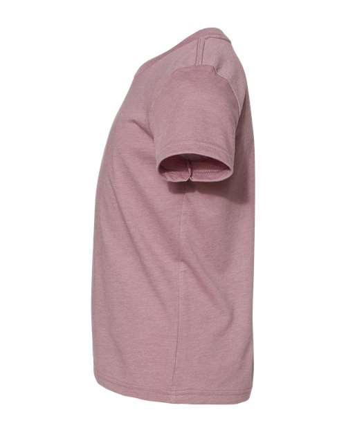 BELLA + CANVAS 3001YCVC Heather Orchid — direct side