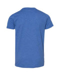 BELLA + CANVAS 3001YCVC Heather True Royal — back