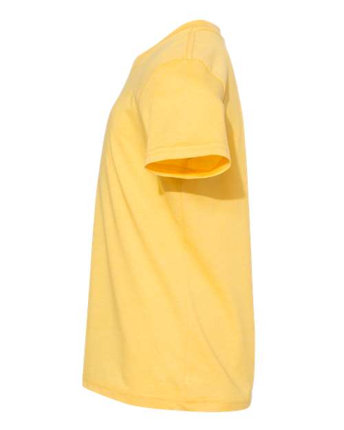 BELLA + CANVAS 3001YCVC Heather Yellow Gold — direct side