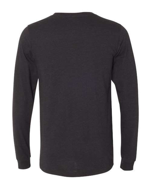 BELLA + CANVAS 3501CVC Black Heather — back