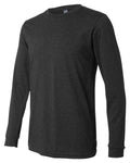 BELLA + CANVAS 3501CVC Dark Grey Heather — direct side