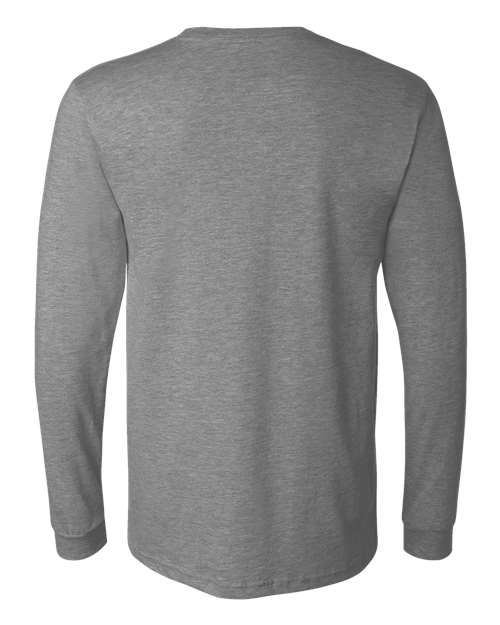 BELLA + CANVAS 3501CVC Deep Heather — back