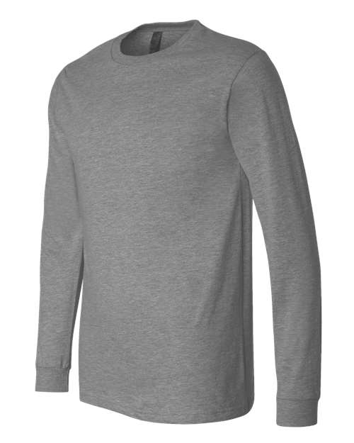BELLA + CANVAS 3501CVC Deep Heather — direct side