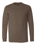 BELLA + CANVAS 3501CVC Heather Brown — front