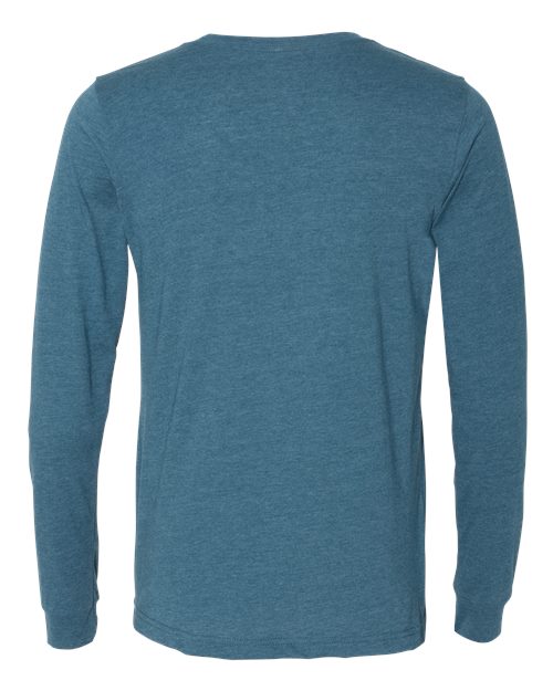 BELLA + CANVAS 3501CVC Heather Deep Teal — back