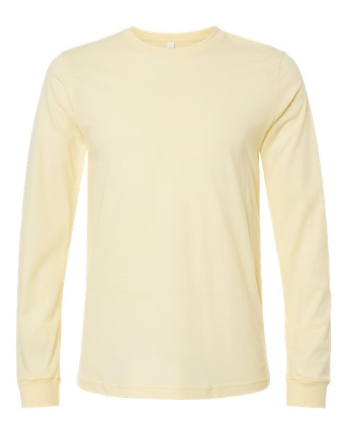 BELLA + CANVAS 3501CVC Heather French Vanilla — front