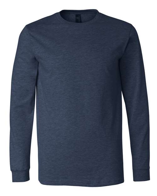 BELLA + CANVAS 3501CVC Heather Navy — front