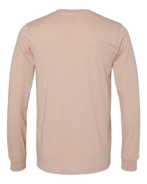 BELLA + CANVAS 3501CVC Heather Pink Gravel — back