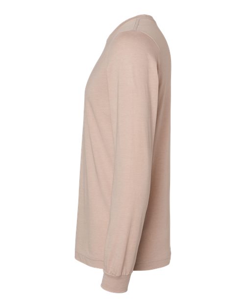 BELLA + CANVAS 3501CVC Heather Pink Gravel — direct side