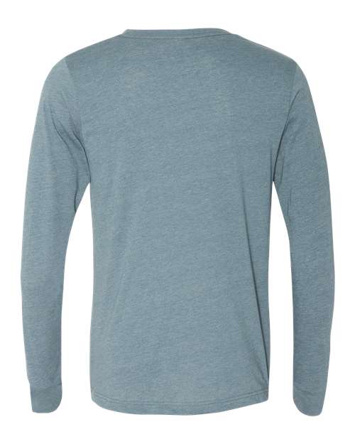 BELLA + CANVAS 3501CVC Heather Slate — back